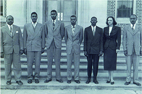 The first class at FAMU College of Law graduates in 1954