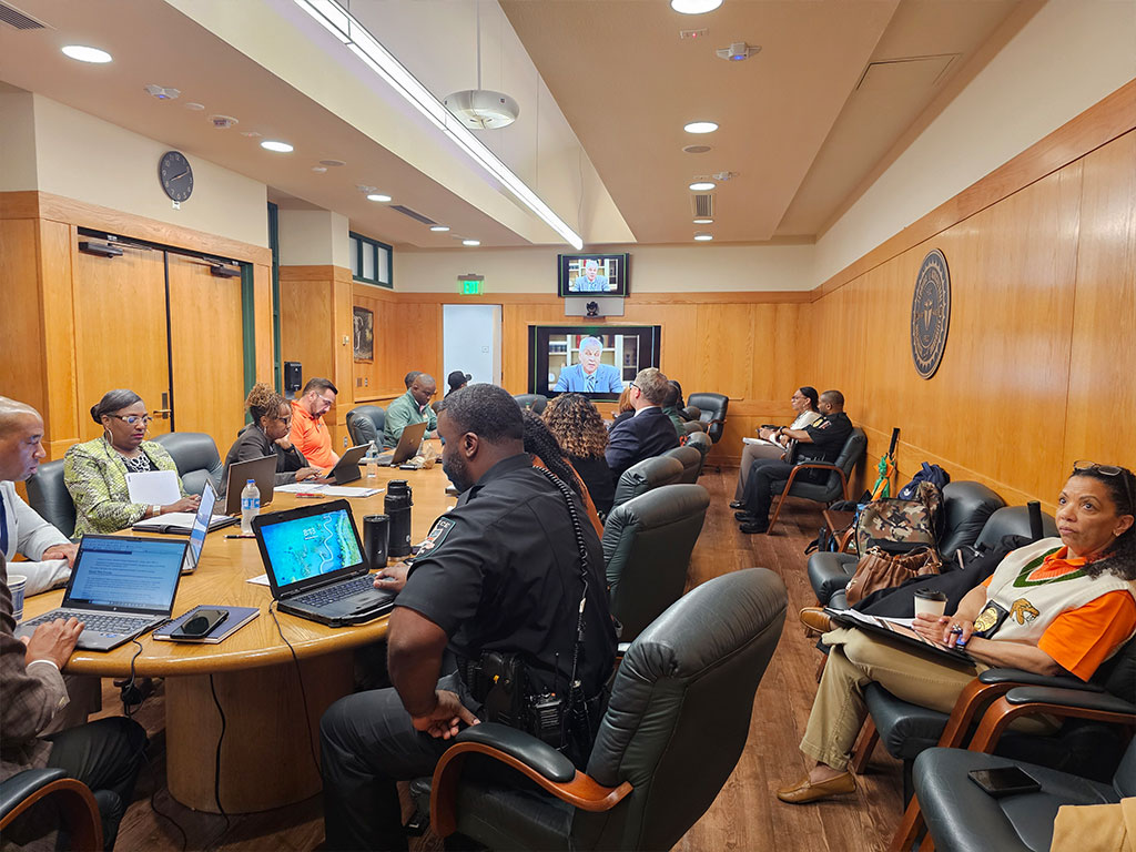 FEMA Critical Incident Management Training for members of the university's Senior Leadership Team