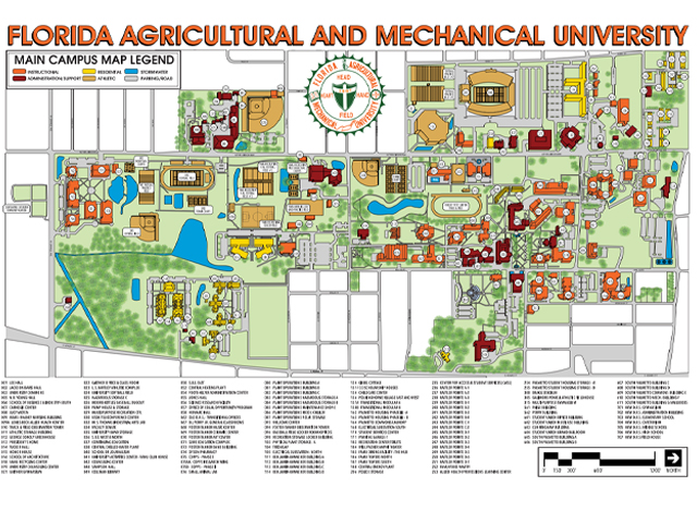 FAMU Campus Map 2024