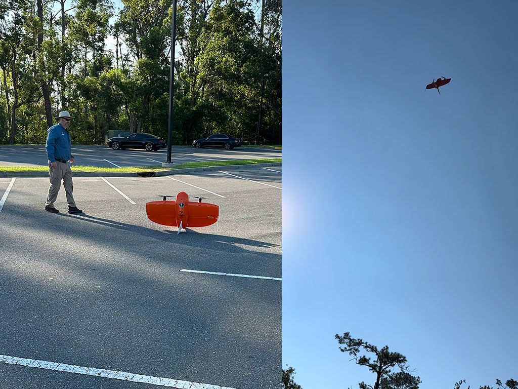 Hurricane Debbie response we utilized FSUs drone team to conduct a flyover damage assessment for the campus. 