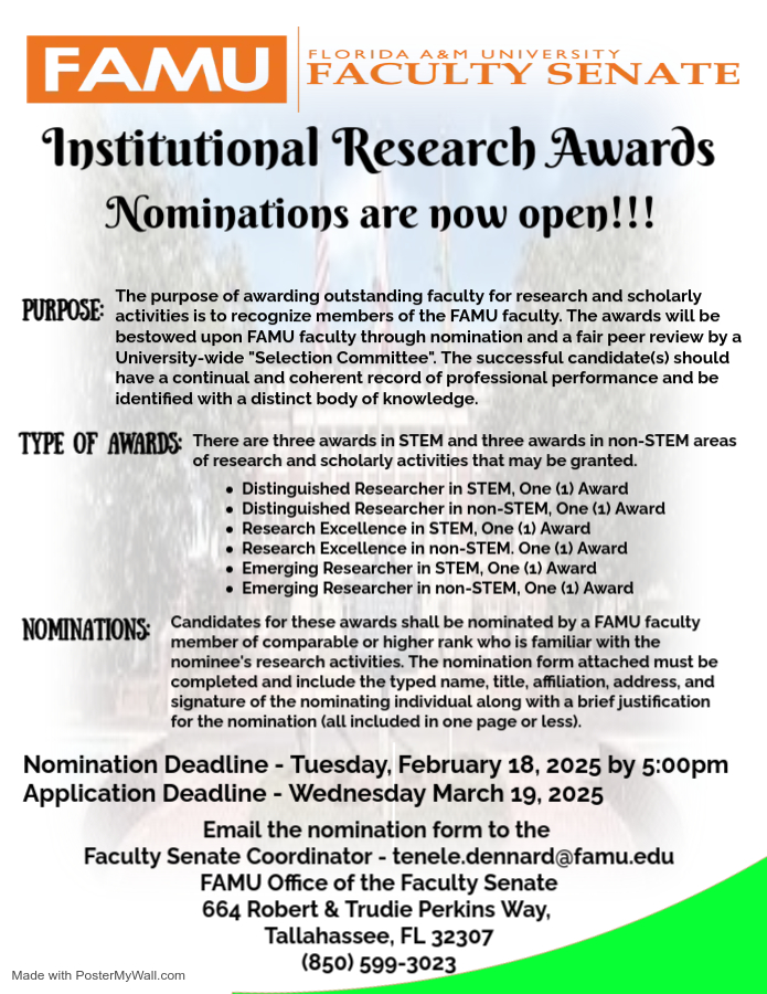 institutional research flyer