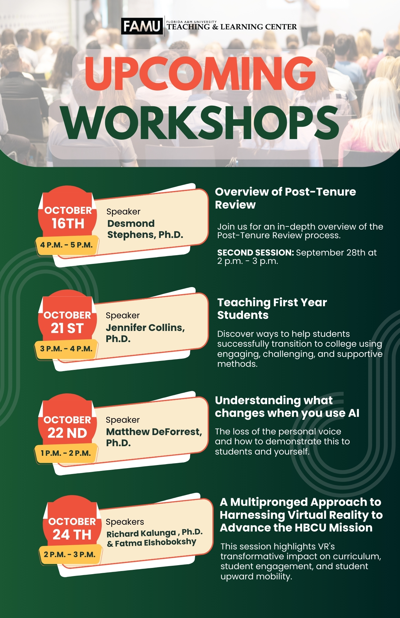 October Workshops 2024