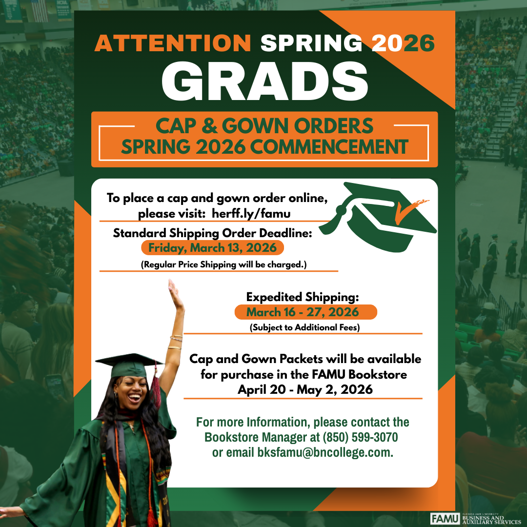 cap and gown order info graphic
