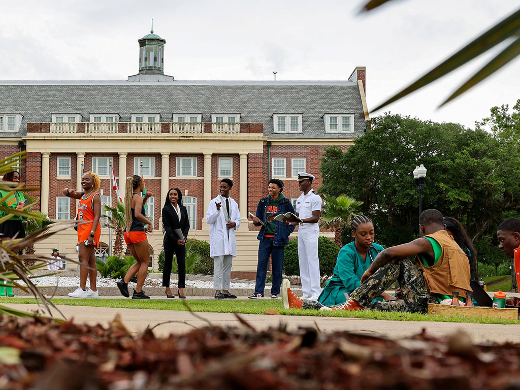 Students on Quad