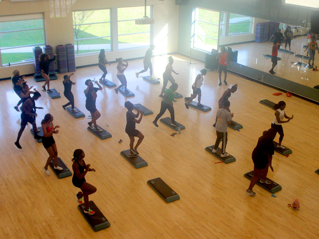 Group fitness class