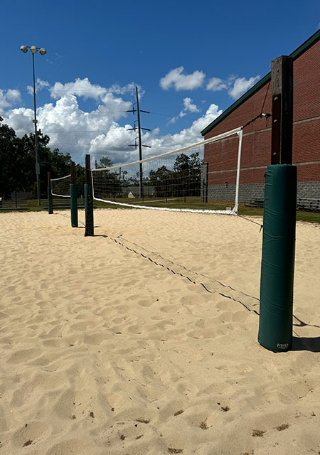 sand volleyball court